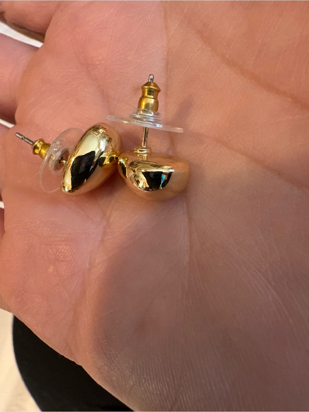 Gold Dome Stud Earrings - Elegant Women’s Jewelry